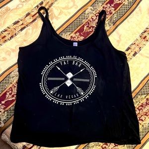 🔥RARE ICONIC FAT BAR LAS VEGAS STRIP CROP TOP